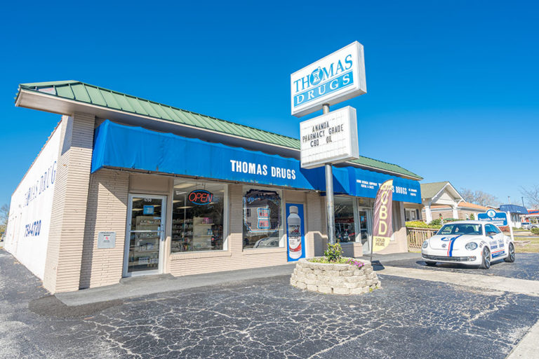 shallotte nc, pharmacy, image of Thomas Drugs store front
