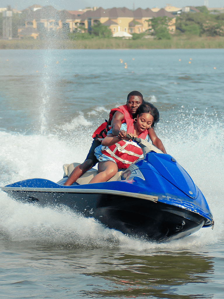 Supply,-North-Carolina-Jetski-thomas-seashore-drugs, image of family on jetski in Supply North Carolina